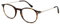 Tom Ford Blaue schwarze Brille TF5759B 052 Dark Havana/Gold 49 mm, Glänzendes klassisches dunkles Havanna, glänzendes Rotgold T Log, 49/20/145