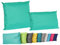JACK 2er Set Outdoor Lounge Kissen Set 45x45cm + 30x50cm Dekokissen Inkl. Füllung Wasserfest Sitzkissen Garten Lotus Effekt, Farbe:Aqua