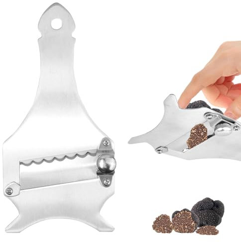 Grattugia al tartufo, Stainless Steel Cheese Slicer Cioccolato Truffle, Taglierina per formaggio Truffle Regolabile, Grattugia per Cioccolato, Formaggio, Aglio e Funghi, Utensili da Cucina