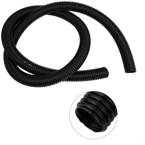 Bulevisiter Manguera de rosca para aspiradora, manguera de extensión para aspiradora, tubo corrugado extra largo para aspiradora con un diámetro interior de 32 mm (3 metros)
