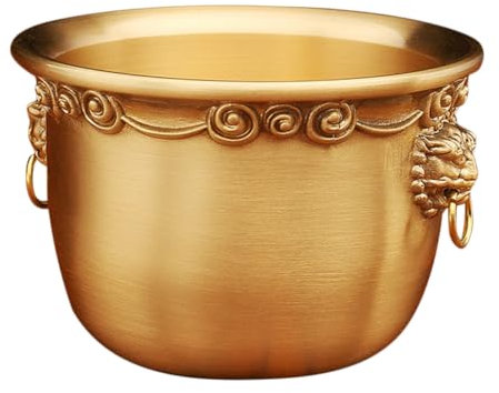 EPIGEIST Tazón Decorativo Cabeza De León Para Feng Shui Cuenco De Ofrecimiento Budista Para y Decoración De Oficina o Sala De Estar