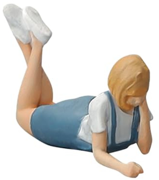 AMSLSIU Figure di persone dipinte in Per scala 1/64 che valorizzano le scene del giardino con opzioni di dettagli altamente realistici, aggiungendo un tocco