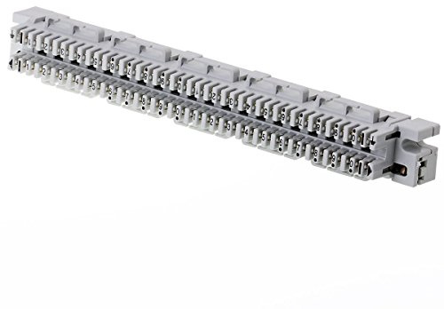 TE 6196 2 002-02 Plus1/DIN Anschlussleiste 20 DA LSA Plus DIN Baureihe 1, Form B, Grau