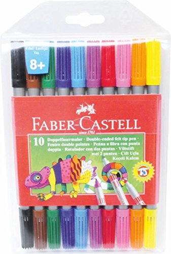 FABER-CASTELL Doppelfasermaler im 10er Pack