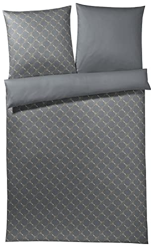 Joop Mako-Satin Nacken-Kissen Cornflower Gradiant - 4059 Fb. 19 - 40 x 40 cm