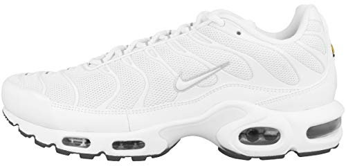 NIKE Herren Air Max Plus Fitnessschuhe, Weiß/Schwarz/Grau (White White Black Cool Grey), 48.5 EU