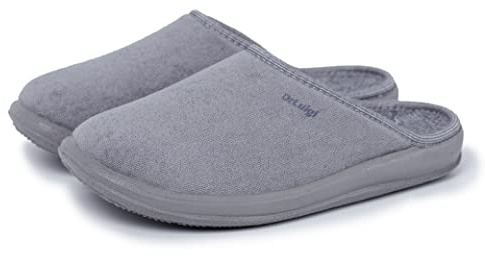 DrLuigi® Pantofole ortopediche da uomo – Comfort medico, comode pantofole slip-on per piedi sensibili, leggere e antiscivolo per la casa e l'uso quotidiano