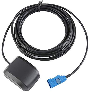 DollaTek Antenne Satellite de Navigation GPS amplificateur Universel Actif SMA/FAKRA-C avec 3m/9.84ft Câble Rallonge Véhicule avec 3-5V DC Localisateur Traqueur GPS Dispositif