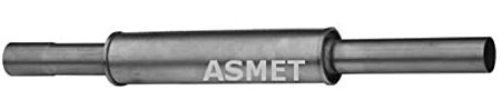 ASMET Silenciador intermedio 03.068 para GOLF II (19E, 1G1)