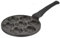 Pancakes Pfanne Ø26cm | Augenpfanne Beschichtung Induktion Frying Pan | 7-Lochpfanne Motiv Smiley Pfannkuchen Oladji Aluguss Bratpfanne | Eierpfanne Mini Pfannkuchen Spiegeleier Blinis Poffertjes