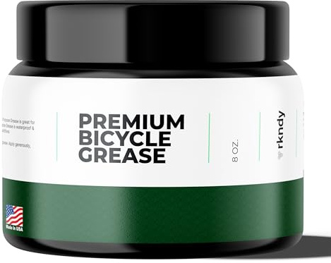 RKNDY Premium Extra Sticky Bicycle Grease – Superior Lithium Complex, Always Stays in Place, Dyed for Easy Detection, Waterproof, High-Temperature Performance – Ideal for Pedals, Chains, & Bearing