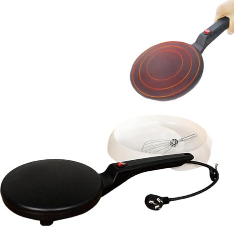 Crepiera istantanea - Crepiera elettrica, Crepiera portatile | Crepiera con piastra, Crepiera portatile con rivestimento antiaderente per la colazione domestica