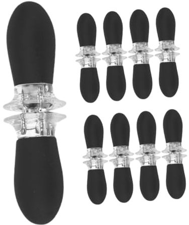 ibasenice Set Di 9 Paia Di Rastrelliere Per Mais Manici Per Mais Forchette Per Mais Porta Pannocchie Porta Pannocchie Rastrelliera Per Pannocchie In Acciaio Inossidabile Nero