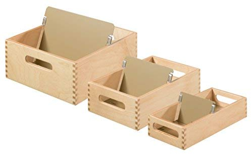 HAN Karteitrog aus Holz DIN A6 quer, für max. 900 Karten, Holz natur; Packungsinhalt: 900 Stück
