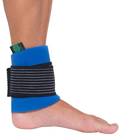 OR8 Wellness Heating Pad & Ice Pack. Relief for Ankle Pain Microwavable Freezer Gel Pack Reusable Heat/Cold Wrap.