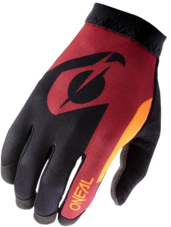 O'NEAL | Fahrrad- & Motocross-Handschuhe | MX MTB DH FR Downhill Freeride | Unser leichtester & bequemster Handschuh, Nanofront®- Handpartie | AMX Glove | Erwachsene | Rot Orange | Größe XXL
