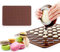 Wakects Lot de 48 moules en silicone pour macarons parfaits, 39 x 28,5 cm