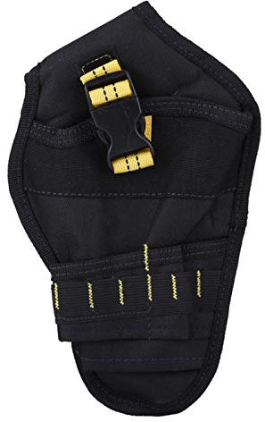 Kuuleyn Supporto per Fondina da Trapano, Supporto per Trapano Elettrico Multifunzionale Custodia da Tasca per Utensili Oxford(Treccia Gialla)