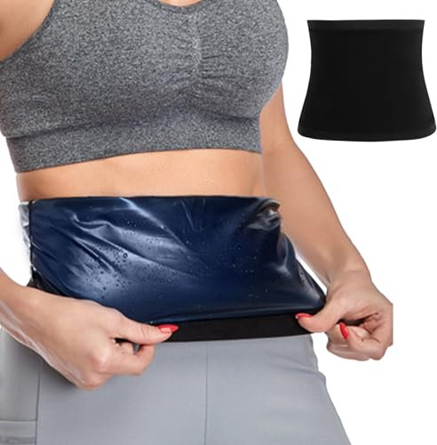 Ceinture d'entraînement pour homme et femme pour perte de poids, ceinture de sudation réglable, ceinture de sudation, effet sauna, brûleur de graisses, ceinture amincissante, amincissante