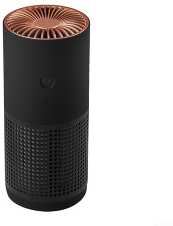 Purificador de aire USB para automóvil con tecnología de iones negativos para eliminación de formaldehído y filtración PM2.5, limpiador de aire portátil alimentado por USB para mejorar la calidad del
