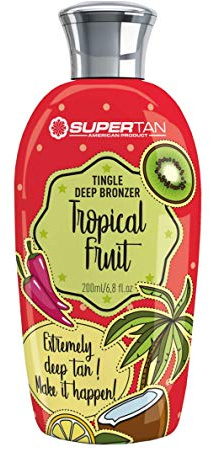 SuperTan Sensations Tropical Fruits Tingle Deep Bronzer, 1er Pack (1 x 200 ml)