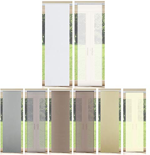 Rapid Teck Schiebevorhang Schiebegardine Coffee Blickdicht 60cm x 245cm Flächenvorhang Gardine