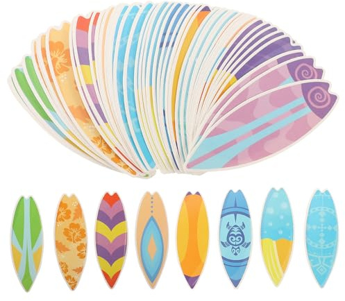 BESTonZON 60 Pièces Planche De Surf Hawaii Décorations De Fête