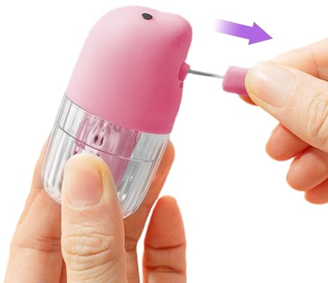 Kontaktlinsenreiniger, Kontaktlinsenreiniger - Kontaktlinsenwascher mit Kordelzug,Kontaktlinsen-Reinigungsmaschine für die tägliche Pflege, schnelle Reinigung weicher und harter Kontaktlinsen