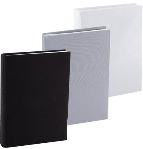 CRASPIRE 3 färger töjbart bokomslag svart vit grå lila tvättbar återanvändbar stor nylon bokväska bokskydd elastisk anteckningsbok omslag för 23 x 28 cm inbunden böcker lärobok present
