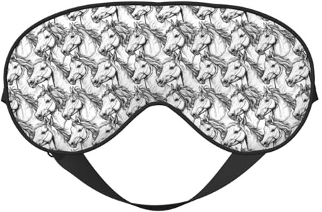 Máscara de sueño para hombre y mujer – Máscara de viaje con hebilla ajustable – Máscara de sueño opaca cómoda para hombre y mujer – Diadema divertida para juegos de fiesta
