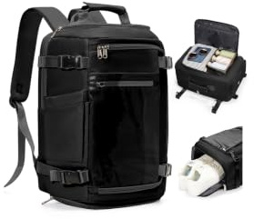 SZLX Equipaje de Mano 40x30x20 Ryanair Vueling Wizzair Mochila Viaje Cabina Avion 40x30x20 Mujer Maletas de Viaje Cabina Easyjet Mochila Portatil Hombre,Negro,Ryanair/Wizz 40x30x20cm