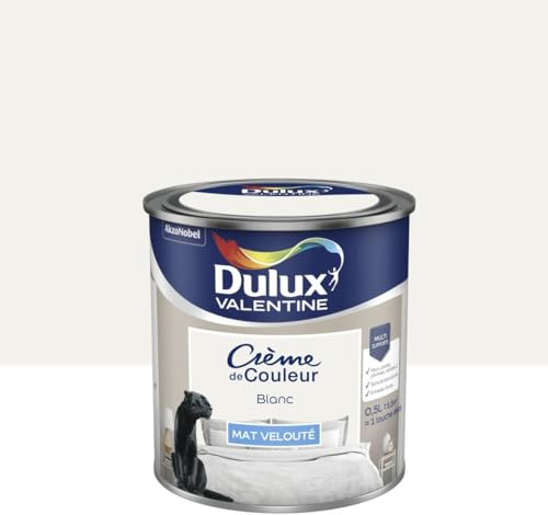 Valentine crème de couleur mat 0.5l blanc