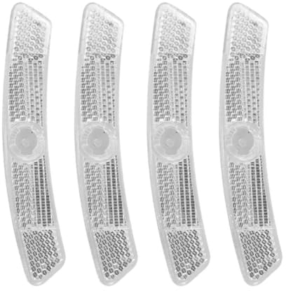 Speichenreflektoren Fahrrad 6 stücke Fahrrad Rad Speichen Reflektoren Mountainbike Rennrad Dekoration Sicher Warnen Fahrrad Felge Reflektierende Licht Radfahren Teil Reflektoren Fahrrad ( Color : Whit