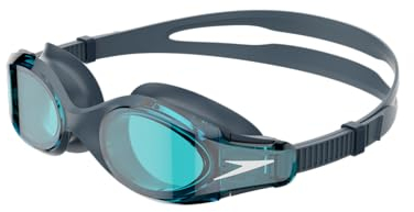 Speedo Unisex Erwachsene Hydrosity 2.0 Schwimmbrille | Anti-Beschlag | Wasserdicht Schwimmbrille, Oxid Grey/True Navy, Einheitsgröße