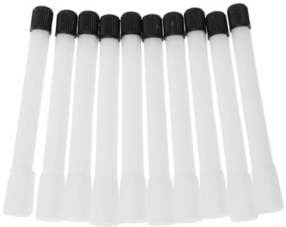 Partuto 10Pcs 95mm Extensión De Válvula De Neumático De Plástico Universal 180 Grados para Coche Motocicleta RV Camión Bicicleta