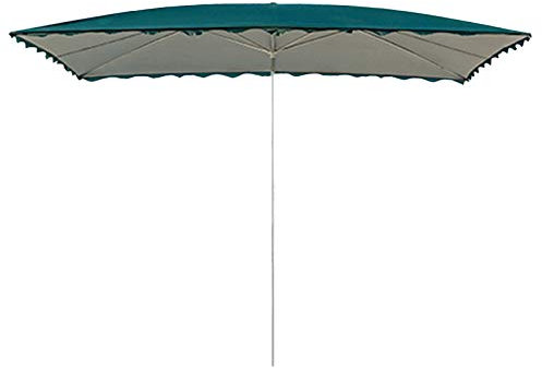 UQACHG Parasol De Jardin Rectangulaire De 3 M, Grand Parasol D'Extérieur en Acier À 6 Baleines pour Restaurant Et Café, sans Socle.