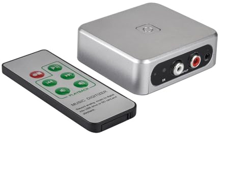 SUMMITDRAGON Numériseur audio 3,5 mm pour convertir le lecteur VCD analogique au format MP3 vers USB U Disk Télécommande Numériseur de musique