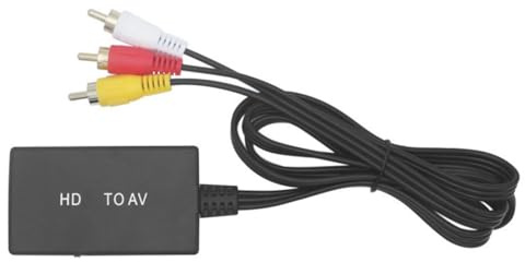 ZYHARUKO HDTV a 3RCA Convertidor 1080P Composite Switcher Adaptador Compuesto a Hdtv