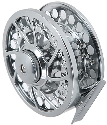 Fabater 9/10 Flugrulle 3 Kullager 1:1 Utväxling CNC Fiskerulle i Aluminiumlegering, Exakt Bearbetning CNC-bearbetning i Ett Stycke, Centralt Bromssystem, Justerbar Lossning och Omedelbar