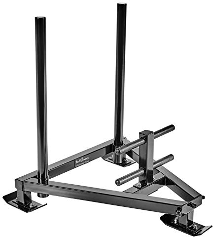 Bad Company Power Gym Sled inkl. Zug-Geschirr I Sprint und Gewichts-Schlitten für Ausdauer- und Schnelligkeitstraining I BCA-132