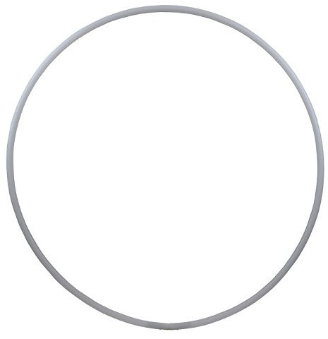 HOOPOMANIA Hula Hoop Rohling 16mm [90cm - weiß] Hula Hoop Kunststoffreifen aus HDPE