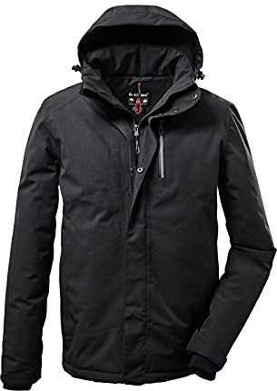 killtec Herren Funktionsjacke mit abzippbarer Kapuze KOW 161 MN JCKT, schwarz, L, 37589-000