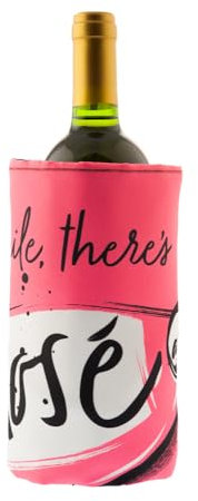 Koala Spain Manga Enfriadora 4 Capas, Estampado Wine Rosé, Velcro Ajustable BOT. Vino o Cava, Incluye Regalo Lámina Antigoteo