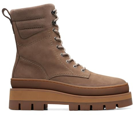 CLARKS snörstövletter för kvinnor Orianna, BRUN, 38 EU