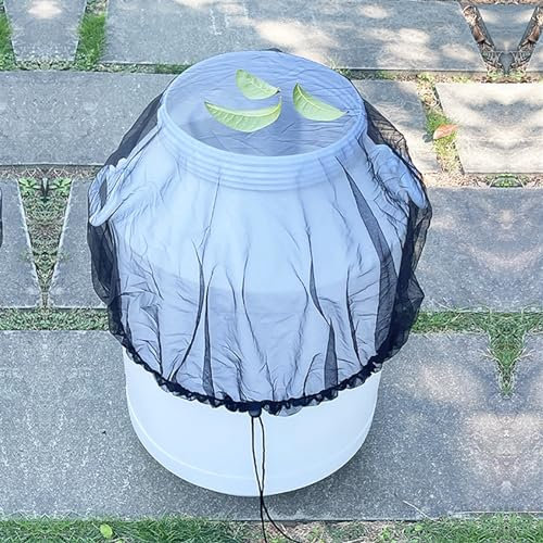 Coperchio a rete per barile a pioggia, Rete di copertura a maglie for barili for la raccolta dell'acqua piovana, secchi for la raccolta dell'acqua, strumento for la raccolta delle gocce di pioggia, pr