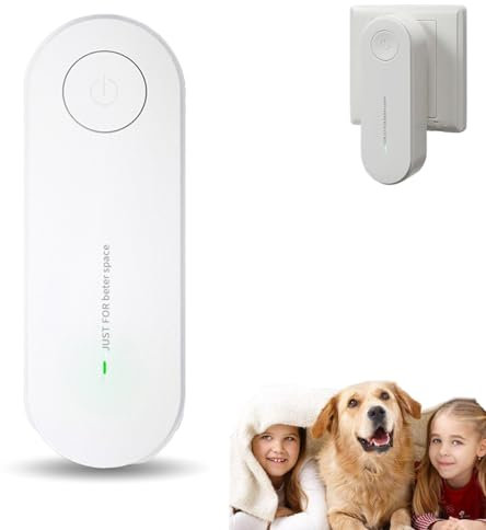 Claru Ionic Air Purifier Plug in Uk, Claru Air Purifier, Ultra Quiet, Clairu Lonic Airs Purifier, Ionic Purifier No Filter, Clairu is a Revolutionary (White)