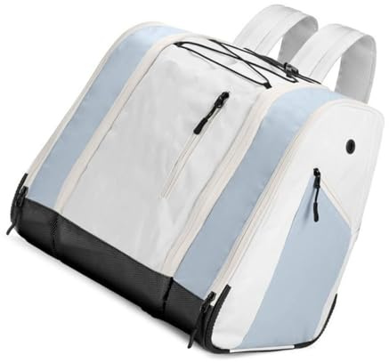 XuQiZZpp Mochila Oxford impermeable para botas de esquí con gran capacidad de almacenamiento para patinaje y deportes al aire libre, mochila de equipo de esquí