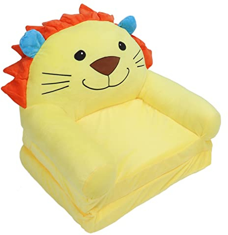 Cryfokt Sofá Plegable para Niños, Reposabrazos de Felpa Suave, sofá Cama para Niña Leyendo, Jugando y Durmiendo (2 Niveles)