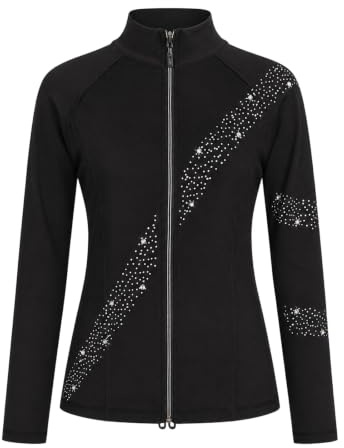 Kmarouse Chaqueta Patinaje Artístico Mujer Zip Entrenamiento
