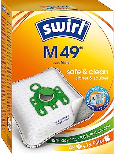 Swirl® R 27® EcoPor® Staubsaugerbeutel für Rowenta, 4 Beutel